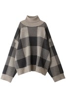 【シーオール/SEEALL】の【UNISEX】EXTRA OVER ハイネック セーター 人気、トレンドファッション・服の通販 founy(ファニー) ファッション Fashion レディースファッション Fashion for Women トップス・カットソー Cut & Sew Tops ニット Knit Tops & Sweaters カジュアルプルオーバー・ニットトップス Pullovers & Knit Tops / Casual Pullovers ユニセックス Unisex, Genderless セーター Sweater, Knitwear チェック Check, Plaid, Tartan ハイネック High Neck, Mock Neck ブロック Block, Solid Block Pattern ワイド Wide, Wide Fit 無地 Plain, Solid Color A/W・秋冬 Autumn/Winter |ID:prp329100004609163