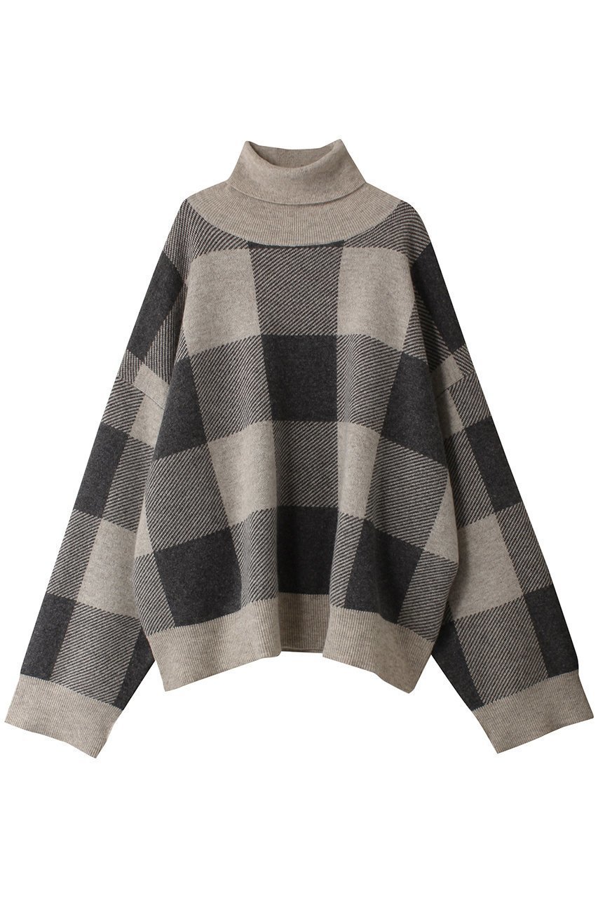 【シーオール/SEEALL】の【UNISEX】EXTRA OVER ハイネック セーター 人気、トレンドファッション・服の通販 founy(ファニー) 　ファッション　Fashion　レディースファッション　Fashion for Women　トップス・カットソー　Cut & Sew Tops　ニット　Knit Tops & Sweaters　カジュアルプルオーバー・ニットトップス　Pullovers & Knit Tops / Casual Pullovers　ユニセックス　Unisex, Genderless　セーター　Sweater, Knitwear　チェック　Check, Plaid, Tartan　ハイネック　High Neck, Mock Neck　ブロック　Block, Solid Block Pattern　ワイド　Wide, Wide Fit　無地　Plain, Solid Color　A/W・秋冬　Autumn/Winter　 other-1|ID: prp329100004609163 ipo3291000000032965813