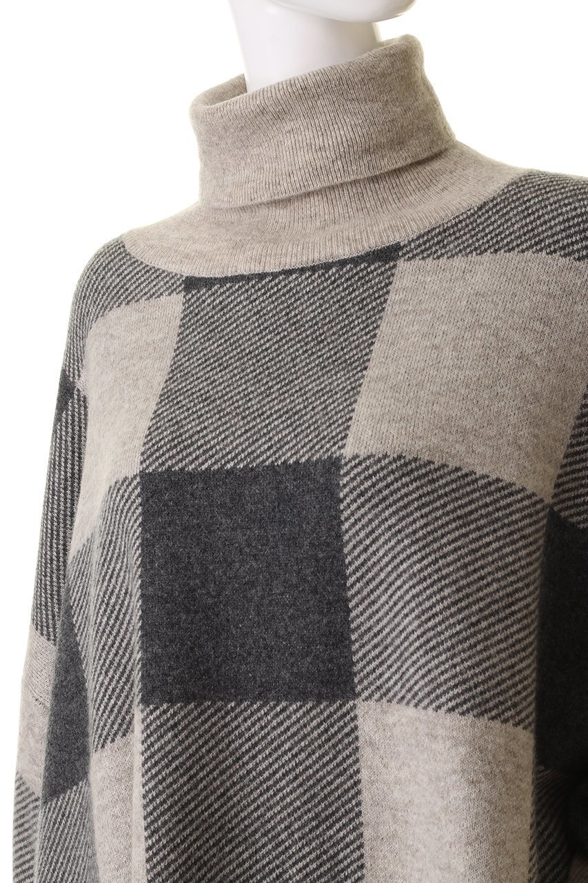 【シーオール/SEEALL】の【UNISEX】EXTRA OVER ハイネック セーター 人気、トレンドファッション・服の通販 founy(ファニー) 　ファッション　Fashion　レディースファッション　Fashion for Women　トップス・カットソー　Cut & Sew Tops　ニット　Knit Tops & Sweaters　カジュアルプルオーバー・ニットトップス　Pullovers & Knit Tops / Casual Pullovers　ユニセックス　Unisex, Genderless　セーター　Sweater, Knitwear　チェック　Check, Plaid, Tartan　ハイネック　High Neck, Mock Neck　ブロック　Block, Solid Block Pattern　ワイド　Wide, Wide Fit　無地　Plain, Solid Color　A/W・秋冬　Autumn/Winter　other-5|ID: prp329100004609163 ipo3291000000032965831