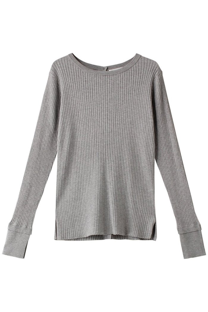 【アダワス/ADAWAS】のSEA ISLAND コットンニット リブニットプルオーバー インテリア・キッズ・メンズ・レディースファッション・服の通販 founy(ファニー) https://founy.com/ ファッション Fashion レディースファッション Fashion for Women トップス・カットソー Cut & Sew Tops ニット Knit Tops & Sweaters カジュアルプルオーバー・ニットトップス Pullovers & Knit Tops / Casual Pullovers シンプル Simple, Minimal スリット Slit, Slit Detail リブニット Rib Knit, Ribbed Knit 定番 Standard, Basic Item |ID: prp329100004609166 ipo3291000000032965875