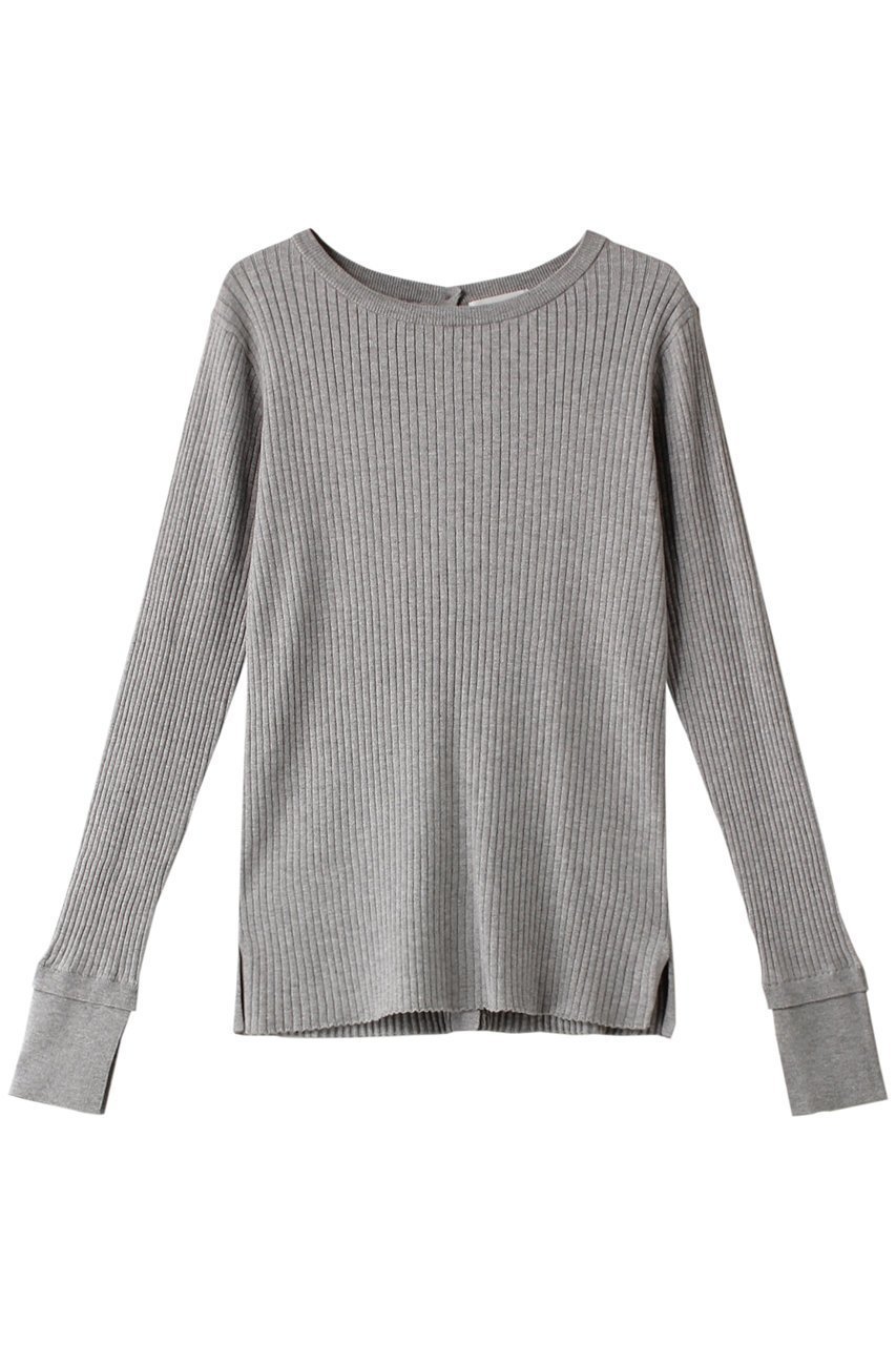 【アダワス/ADAWAS】のSEA ISLAND コットンニット リブニットプルオーバー 人気、トレンドファッション・服の通販 founy(ファニー) 　ファッション　Fashion　レディースファッション　Fashion for Women　トップス・カットソー　Cut & Sew Tops　ニット　Knit Tops & Sweaters　カジュアルプルオーバー・ニットトップス　Pullovers & Knit Tops / Casual Pullovers　シンプル　Simple, Minimal　スリット　Slit, Slit Detail　リブニット　Rib Knit, Ribbed Knit　定番　Standard, Basic Item　 other-1|ID: prp329100004609166 ipo3291000000032965875
