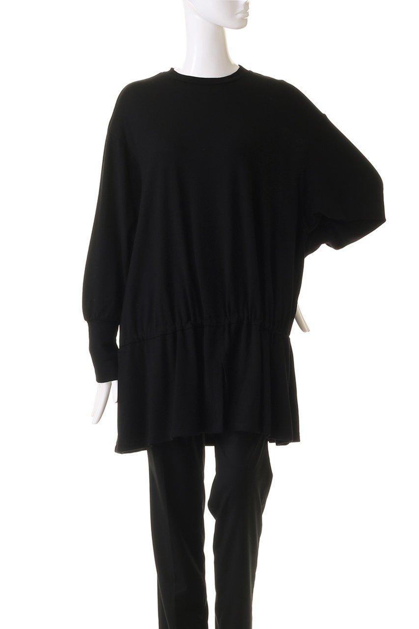 【ドメル/DOMELLE】のウールジャージー プルオーバー 人気、トレンドファッション・服の通販 founy(ファニー) 　ファッション　Fashion　レディースファッション　Fashion for Women　トップス・カットソー　Cut & Sew Tops　ニット　Knit Tops & Sweaters　カジュアルプルオーバー・ニットトップス　Pullovers & Knit Tops / Casual Pullovers　スリーブ　Sleeve, Long Sleeve / Short Sleeve　ブラウジング　Blouson Silhouette, Cinched Waist　ロング　Long, Long-Length　定番　Standard, Basic Item　other-2|ID: prp329100004609170 ipo3291000000032965960