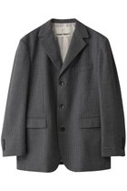 【プランク プロジェクト/PRANK PROJECT】のフラノストライプシングルブレストジャケット / Furano Stripe Single Breasted Jacket 人気、トレンドファッション・服の通販 founy(ファニー) ファッション Fashion レディースファッション Fashion for Women アウター Coat / Outerwear Collection レディースジャケット・軽アウター Jackets ジャケット Jacket, Outerwear セットアップ Set-Up, Coordinated Outfit デニム Denim, Jeans Material ベーシック Basic, Essential エレガント 上品 Elegant thumbnail GRY(グレー)|ID: prp329100004609173 ipo3291000000034422781