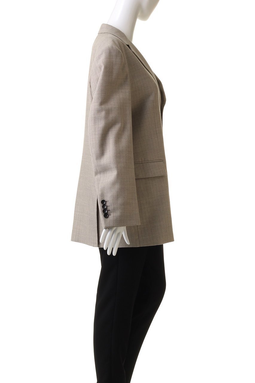 【プランク プロジェクト/PRANK PROJECT】のフラノストライプシングルブレストジャケット / Furano Stripe Single Breasted Jacket 人気、トレンドファッション・服の通販 founy(ファニー) 　ファッション　Fashion　レディースファッション　Fashion for Women　アウター　Coat / Outerwear Collection　レディースジャケット・軽アウター　Jackets　ジャケット　Jacket, Outerwear　セットアップ　Set-Up, Coordinated Outfit　デニム　Denim, Jeans Material　ベーシック　Basic, Essential　エレガント 上品　Elegant　other-3|ID: prp329100004609173 ipo3291000000034422784