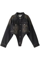 【プランク プロジェクト/PRANK PROJECT】のデニムジャケットロンパース / Denim Jacket Rompers 人気、トレンドファッション・服の通販 founy(ファニー) ファッション Fashion レディースファッション Fashion for Women アウター Coat / Outerwear Collection レディースジャケット・軽アウター Jackets デニムジャケット / カジュアルアウター Denim Jackets ジャケット Jacket, Outerwear デニム Denim, Jeans Material バランス Balance, Style Balance ビンテージ Vintage, Retro Style ランダム Random, Irregular ロンパース Romper, Jumpsuit |ID:prp329100004609176