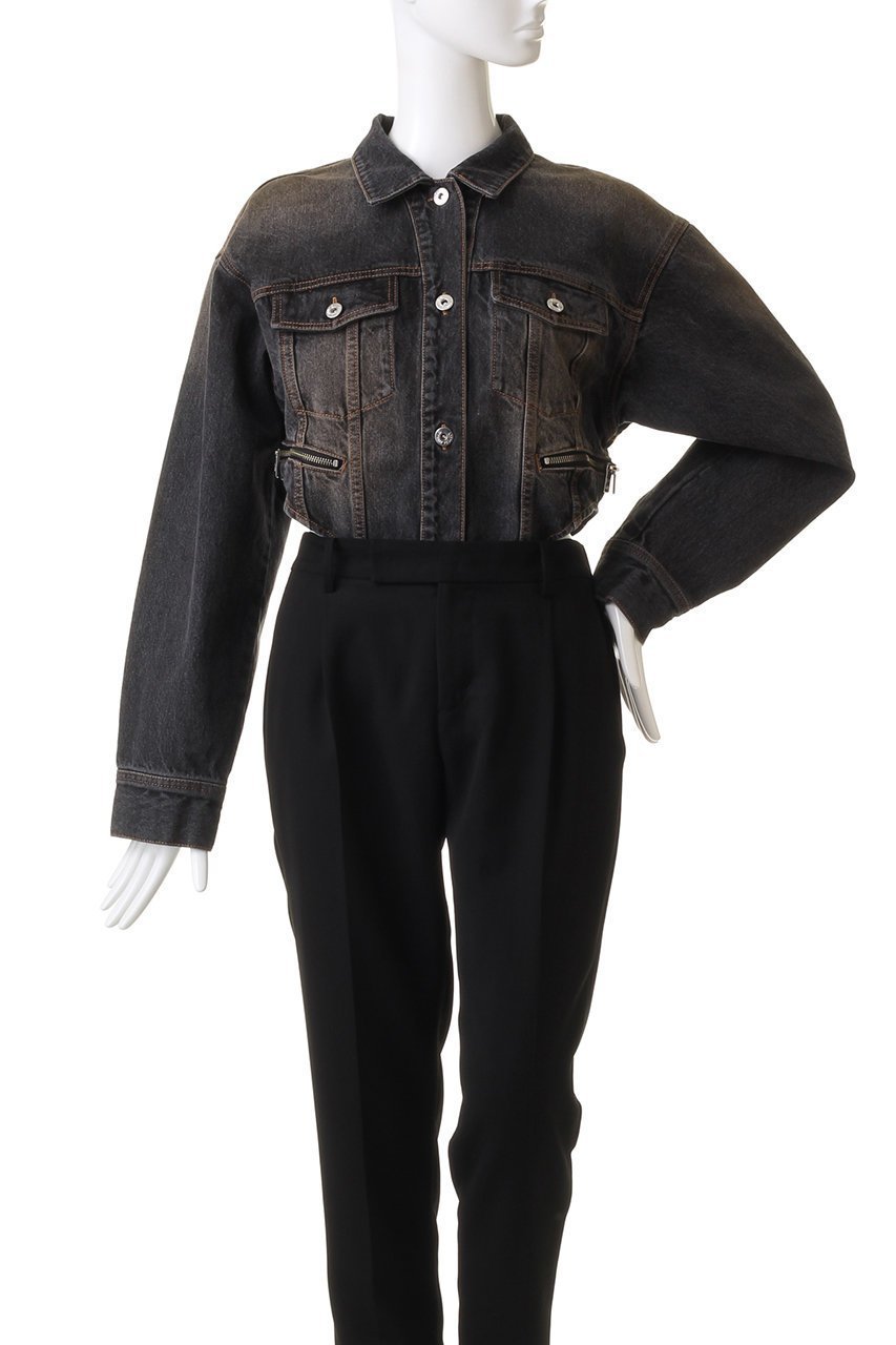 【プランク プロジェクト/PRANK PROJECT】のデニムジャケットロンパース / Denim Jacket Rompers 人気、トレンドファッション・服の通販 founy(ファニー) 　ファッション　Fashion　レディースファッション　Fashion for Women　アウター　Coat / Outerwear Collection　レディースジャケット・軽アウター　Jackets　デニムジャケット / カジュアルアウター　Denim Jackets　ジャケット　Jacket, Outerwear　デニム　Denim, Jeans Material　バランス　Balance, Style Balance　ビンテージ　Vintage, Retro Style　ランダム　Random, Irregular　ロンパース　Romper, Jumpsuit　other-8|ID: prp329100004609176 ipo3291000000034422799