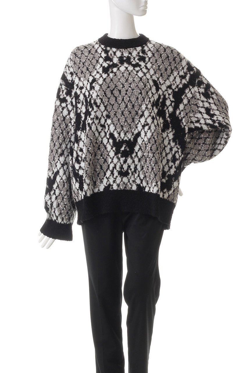 【メゾンスペシャル/MAISON SPECIAL】の【UNISEX】プライムオーバーパイソン柄ニットPO 人気、トレンドファッション・服の通販 founy(ファニー) 　ファッション　Fashion　レディースファッション　Fashion for Women　トップス・カットソー　Cut & Sew Tops　ニット　Knit Tops & Sweaters　カジュアルプルオーバー・ニットトップス　Pullovers & Knit Tops / Casual Pullovers　ユニセックス　Unisex, Genderless　ショルダー　Shoulder, Shoulder Strap　ドロップ　Drop Shoulder, Dropped Style　パイソン　Python, Snakeskin Pattern　A/W・秋冬　Autumn/Winter　other-2|ID: prp329100004609177 ipo3291000000032966649