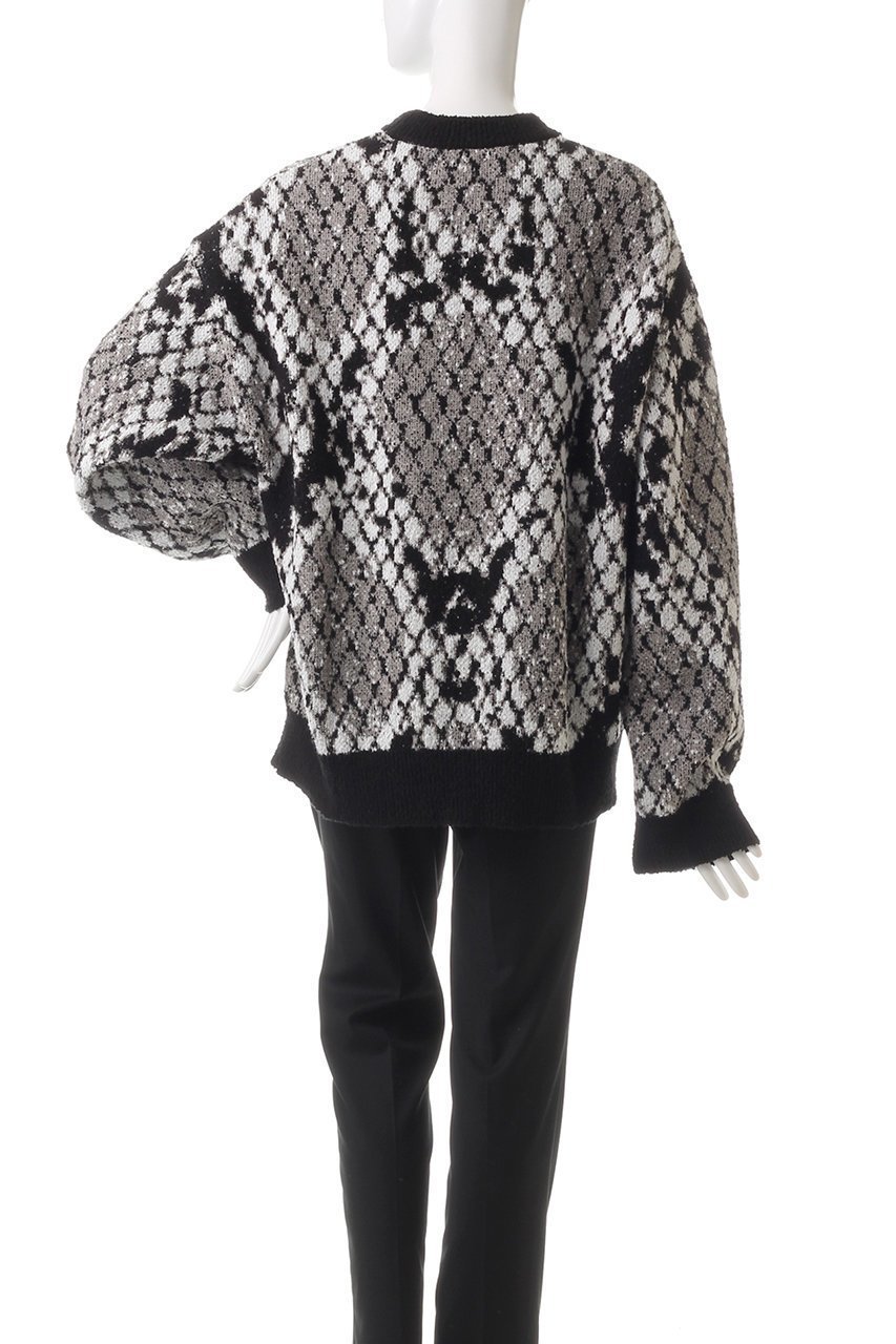 【メゾンスペシャル/MAISON SPECIAL】の【UNISEX】プライムオーバーパイソン柄ニットPO 人気、トレンドファッション・服の通販 founy(ファニー) 　ファッション　Fashion　レディースファッション　Fashion for Women　トップス・カットソー　Cut & Sew Tops　ニット　Knit Tops & Sweaters　カジュアルプルオーバー・ニットトップス　Pullovers & Knit Tops / Casual Pullovers　ユニセックス　Unisex, Genderless　ショルダー　Shoulder, Shoulder Strap　ドロップ　Drop Shoulder, Dropped Style　パイソン　Python, Snakeskin Pattern　A/W・秋冬　Autumn/Winter　other-4|ID: prp329100004609177 ipo3291000000032966656