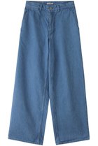 【デザイン ワークス/DESIGN WORKS】のデニムストレートパンツ ブルー|ID: prp329100004609181 ipo3291000000032967020