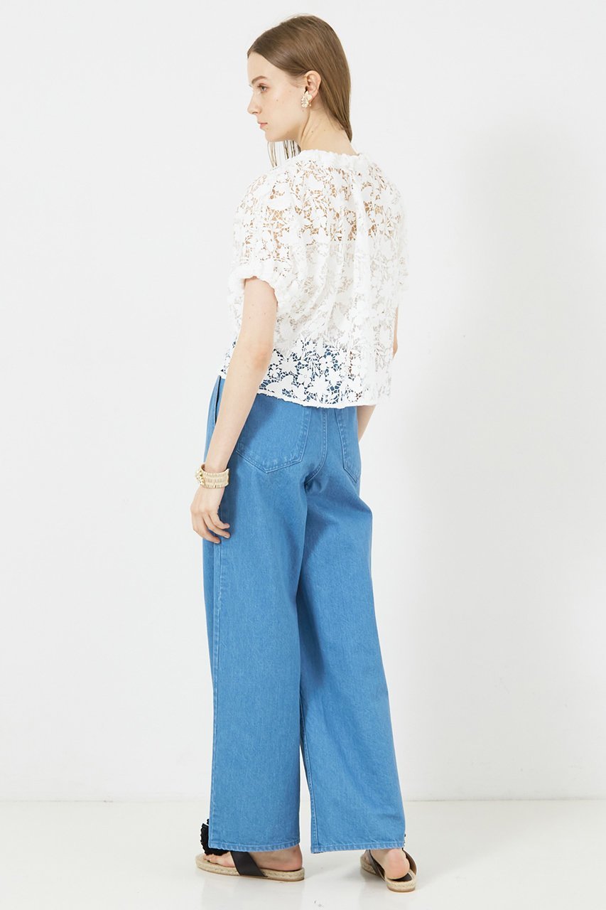 【デザイン ワークス/DESIGN WORKS】のデニムストレートパンツ 人気、トレンドファッション・服の通販 founy(ファニー) 　ファッション　Fashion　レディースファッション　Fashion for Women　パンツ　Pants & Trousers　デニムパンツ・ジーンズ・美脚デニム　Denim Jeans & Pants　ストレート　Straight, Straight Cut　デニム　Denim, Jeans Material　ロング　Long, Long-Length　定番　Standard, Basic Item　日本製　Made In Japan　other-8|ID: prp329100004609181 ipo3291000000032967041