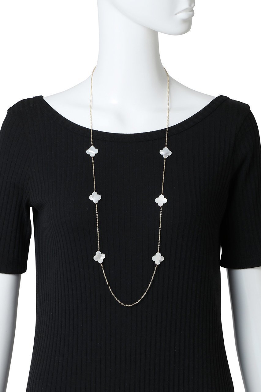 【バイ サン スワサント キャトル パリ/by 164 PARIS】の6 TREFLES NACREネックレス 人気、トレンドファッション・服の通販 founy(ファニー) 　ファッション　Fashion　レディースファッション　Fashion for Women　ジュエリー　Jewelry　ネックレス　Necklaces & Pendants　2025年　2025　2025-2026秋冬・A/W　Autumn/Winter 2025–26 AW25–26　エレガント 上品　Elegant　シンプル　Simple, Minimal　チェーン　Chain, Chain Strap　ネックレス　Necklace, Pendant Necklace　モチーフ　Motif, Design Theme　ロング　Long, Long-Length　A/W・秋冬　Autumn/Winter　other-2|ID: prp329100004609896 ipo3291000000032976771