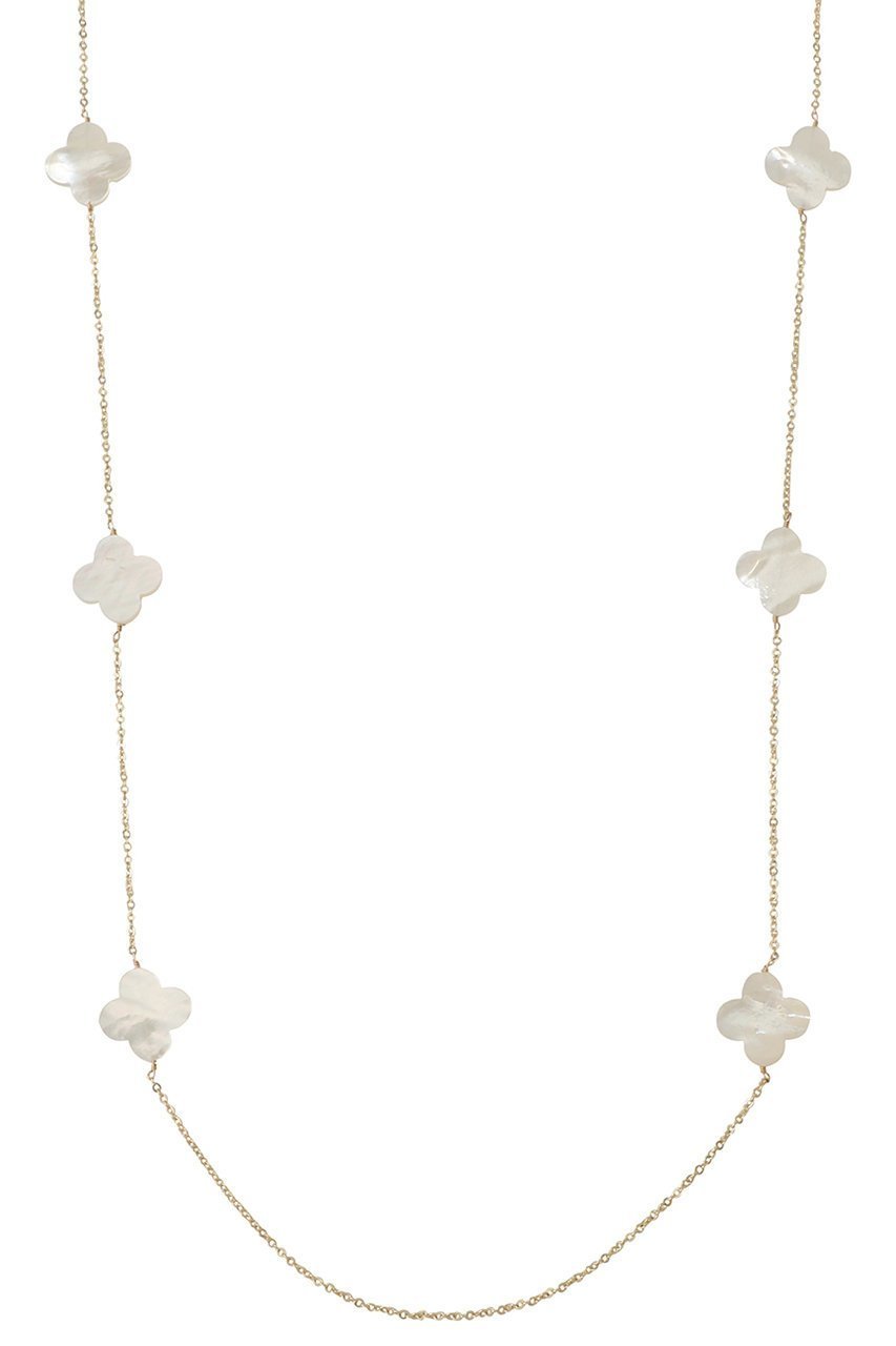 【バイ サン スワサント キャトル パリ/by 164 PARIS】の6 TREFLES NACREネックレス インテリア・キッズ・メンズ・レディースファッション・服の通販 founy(ファニー) 　ファッション　Fashion　レディースファッション　Fashion for Women　ジュエリー　Jewelry　ネックレス　Necklaces & Pendants　エレガント 上品　Elegant　シンプル　Simple, Minimal　チェーン　Chain, Chain Strap　ネックレス　Necklace, Pendant Necklace　モチーフ　Motif, Design Theme　ロング　Long, Long-Length　ゴールド|ID: prp329100004609896 ipo3291000000036027581