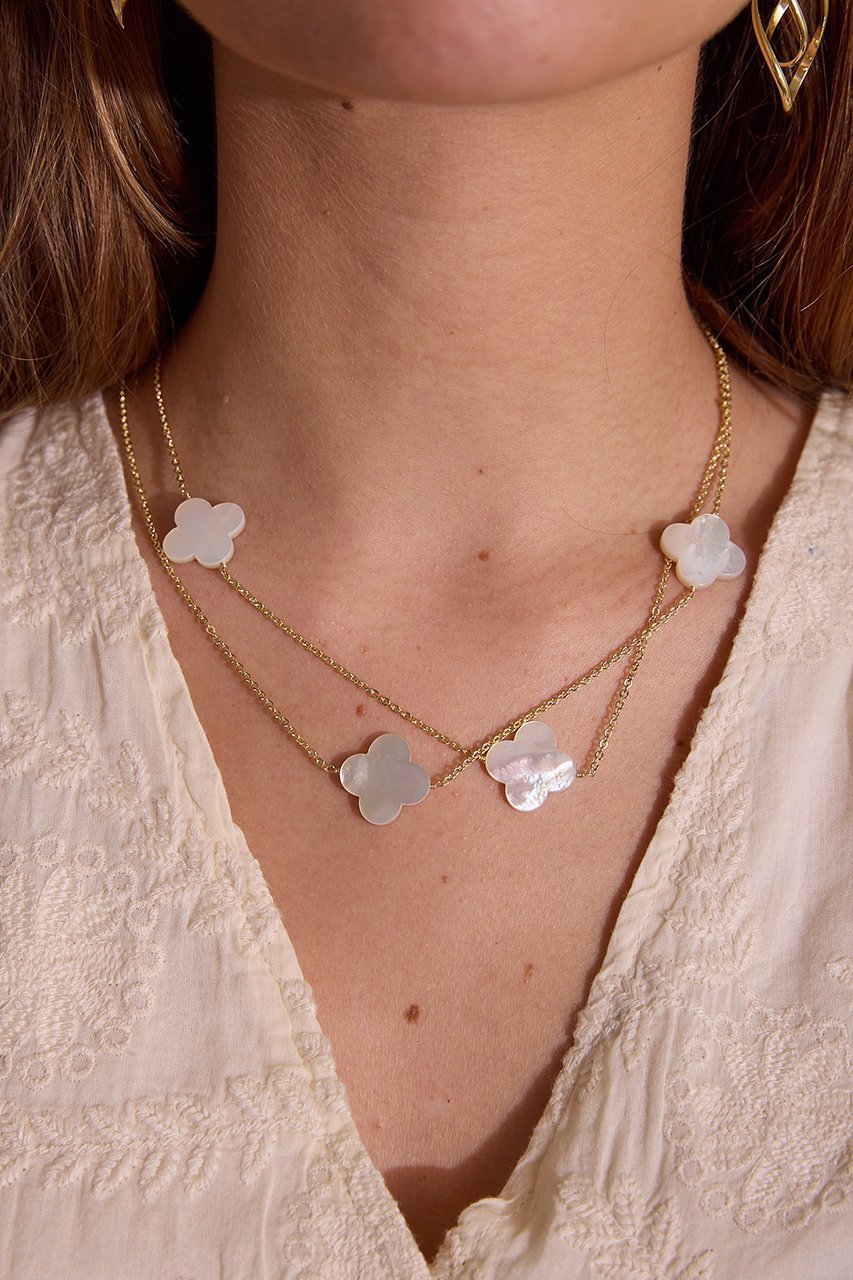 【バイ サン スワサント キャトル パリ/by 164 PARIS】の6 TREFLES NACREネックレス 人気、トレンドファッション・服の通販 founy(ファニー) 　ファッション　Fashion　レディースファッション　Fashion for Women　ジュエリー　Jewelry　ネックレス　Necklaces & Pendants　エレガント 上品　Elegant　シンプル　Simple, Minimal　チェーン　Chain, Chain Strap　ネックレス　Necklace, Pendant Necklace　モチーフ　Motif, Design Theme　ロング　Long, Long-Length　other-2|ID: prp329100004609896 ipo3291000000036027582