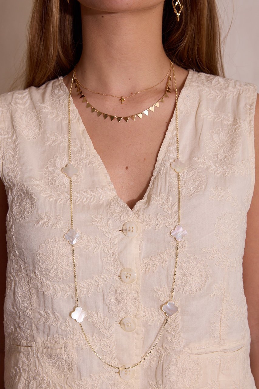 【バイ サン スワサント キャトル パリ/by 164 PARIS】の6 TREFLES NACREネックレス 人気、トレンドファッション・服の通販 founy(ファニー) 　ファッション　Fashion　レディースファッション　Fashion for Women　ジュエリー　Jewelry　ネックレス　Necklaces & Pendants　エレガント 上品　Elegant　シンプル　Simple, Minimal　チェーン　Chain, Chain Strap　ネックレス　Necklace, Pendant Necklace　モチーフ　Motif, Design Theme　ロング　Long, Long-Length　other-6|ID: prp329100004609896 ipo3291000000036027586