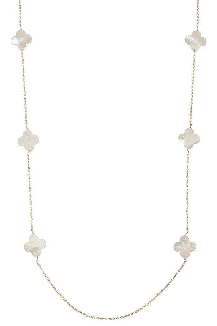 【バイ サン スワサント キャトル パリ/by 164 PARIS】の6 TREFLES NACREネックレス インテリア・キッズ・メンズ・レディースファッション・服の通販 founy(ファニー) https://founy.com/ ファッション Fashion レディースファッション Fashion for Women ジュエリー Jewelry ネックレス Necklaces & Pendants エレガント 上品 Elegant シンプル Simple, Minimal チェーン Chain, Chain Strap ネックレス Necklace, Pendant Necklace モチーフ Motif, Design Theme ロング Long, Long-Length |ID: prp329100004609896 ipo3291000000036202427