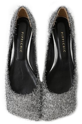 【ピッピシック/Pippichic】のLINDA FLAT ラメフリンジフラットシューズ 人気、トレンドファッション・服の通販 founy(ファニー) ファッション Fashion レディースファッション Fashion for Women シューズ Shoes, Footwear スタイリッシュ Stylish, Fashionable フラット Flat, Flat Shoes 新作・新入荷 New Arrivals / New In |ID:prp329100004609920