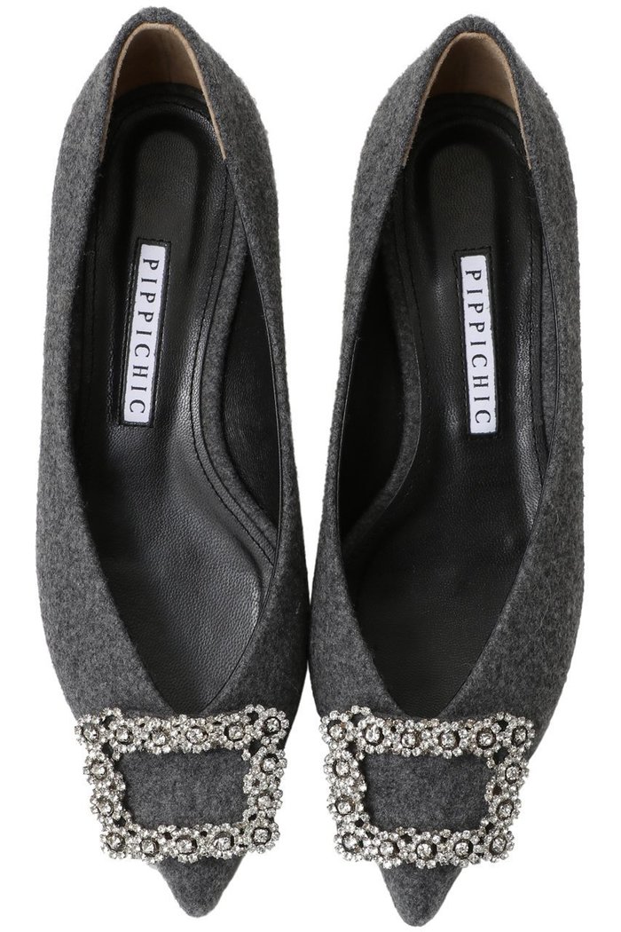 【ピッピシック/Pippichic】のANNA V JEWELRY フランネルフラットシューズ インテリア・キッズ・メンズ・レディースファッション・服の通販 founy(ファニー) https://founy.com/ ファッション Fashion レディースファッション Fashion for Women エレガント 上品 Elegant シューズ Shoes, Footwear スクエア Square, Square Shape パーティ Party, Party Style ビジュー Bijou, Jewel-like Accent フラット Flat, Flat Shoes 人気 Popular, Best Seller A/W・秋冬 Autumn/Winter |ID: prp329100004609922 ipo3291000000036202486