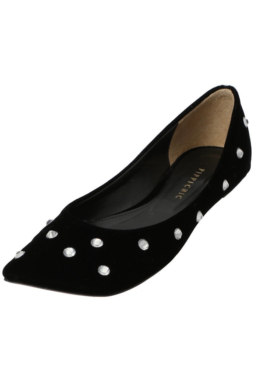 【ピッピシック/Pippichic】のLINDA DIAMOND ベルベットフラットシューズ 人気、トレンドファッション・服の通販 founy(ファニー) ファッション Fashion レディースファッション Fashion for Women エレガント 上品 Elegant シューズ Shoes, Footwear パーティ Party, Party Style ビジュー Bijou, Jewel-like Accent フラット Flat, Flat Shoes ベルベット Velvet, Velvety other-5|ID: prp329100004609923 ipo3291000000035946327