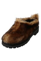 【ピッピシック/Pippichic】のHAILEY フェイクファースリッポン ブラウン|ID:prp329100004609924