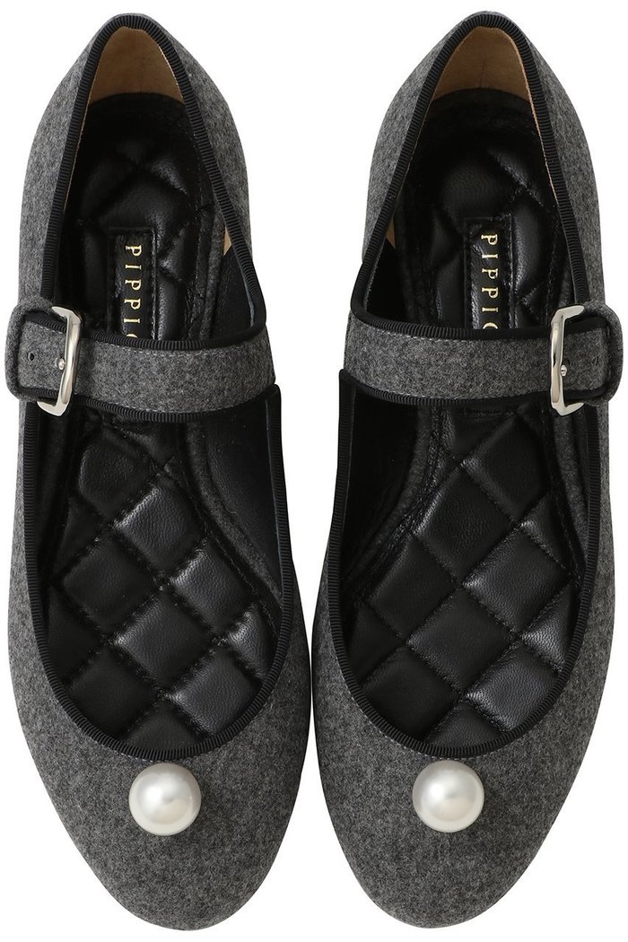 【ピッピシック/Pippichic】のCHU CHU PEARL フランネルメリージェーンフラットシューズ インテリア・キッズ・メンズ・レディースファッション・服の通販 founy(ファニー) https://founy.com/ ファッション Fashion レディースファッション Fashion for Women オケージョン Occasion Wear シューズ Shoes, Footwear パール Pearl, Pearl Accent フラット Flat, Flat Shoes ラップ Wrap, Wrap Design |ID: prp329100004609927 ipo3291000000036202534