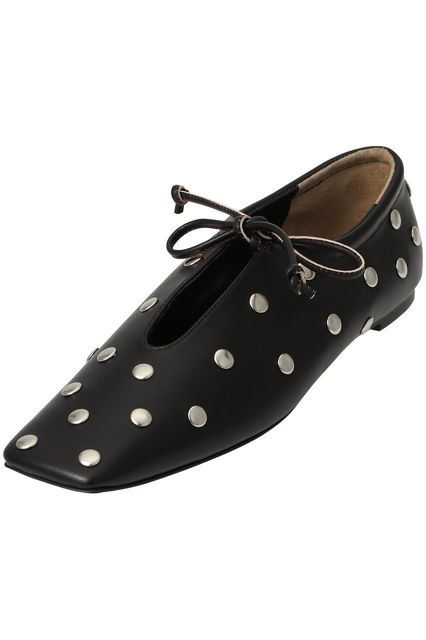【ピッピシック/Pippichic】のAMBER スタッズフラットシューズ 人気、トレンドファッション・服の通販 founy(ファニー) 　ファッション　Fashion　レディースファッション　Fashion for Women　なめらか　Smooth, Silky Texture　オケージョン　Occasion Wear　シューズ　Shoes, Footwear　スタッズ　Studs, Metal Accents　パーティ　Party, Party Style　フラット　Flat, Flat Shoes　エレガント 上品　Elegant　other-4|ID: prp329100004609930 ipo3291000000036027591