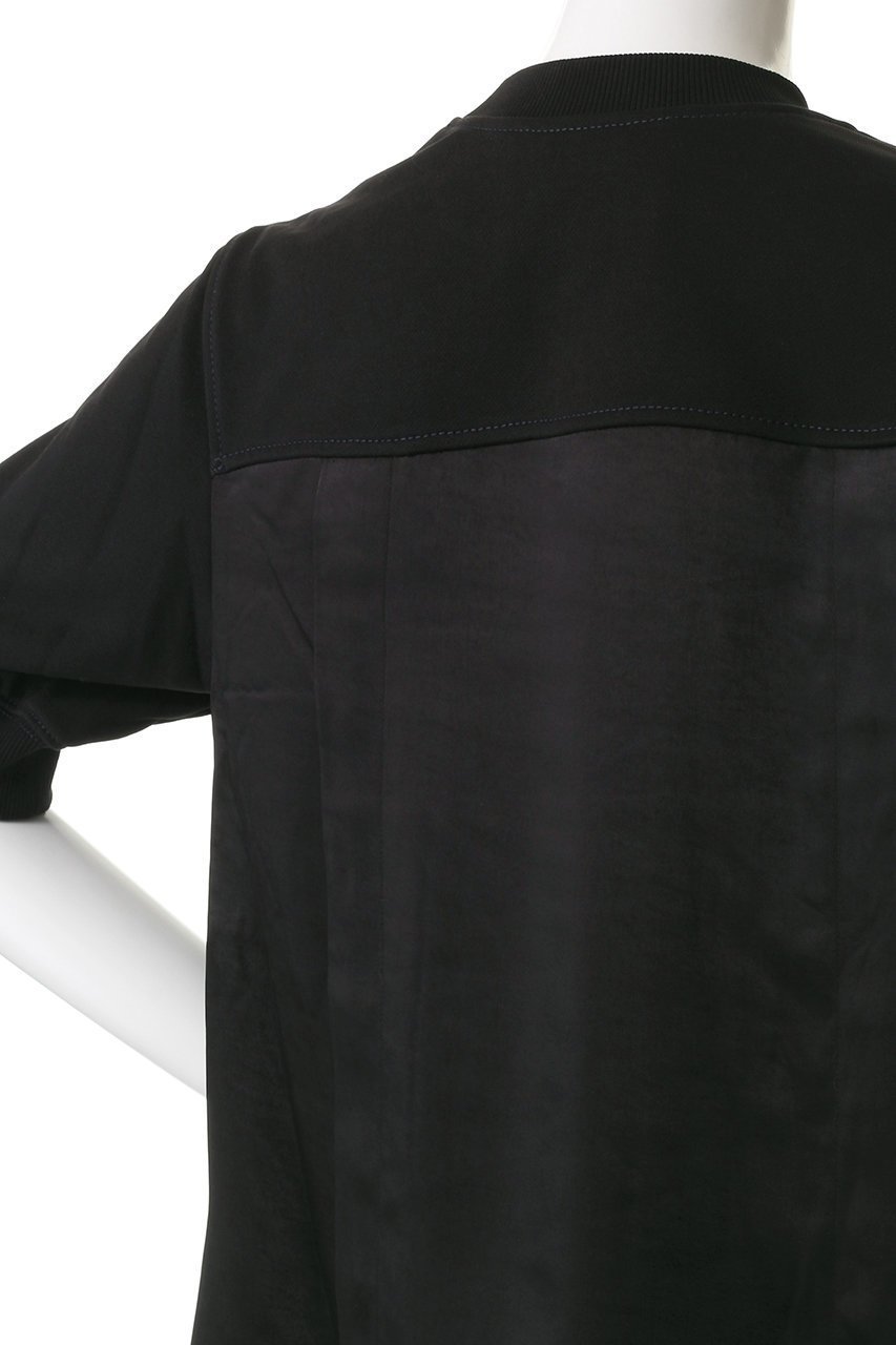 【スリーワン フィリップリム/3.1 Phillip Lim】のSATIN コンビ パフスリーブ フラウンス トップス 人気、トレンドファッション・服の通販 founy(ファニー) 　ファッション　Fashion　レディースファッション　Fashion for Women　トップス・カットソー　Cut & Sew Tops　シャツ・ブラウス・オフィスカジュアル　Elegant Blouses & Button-Ups　ロングTシャツ・Tシャツ　Longline T-Shirts & Tees　カットソー・ベーシックTシャツ　Cut-and-Sewn Tops / Stretch Tees & Basics　2025年　2025　2025-2026秋冬・A/W　Autumn/Winter 2025–26 AW25–26　コンビ　Combo, Combination Style　サテン　Satin, Glossy Fabric　ショート　Short, Short Length　スリーブ　Sleeve, Long Sleeve / Short Sleeve　フェミニン　Feminine, Girly　フォルム　Silhouette, Form　A/W・秋冬　Autumn/Winter　other-5|ID: prp329100004609935 ipo3291000000032977070