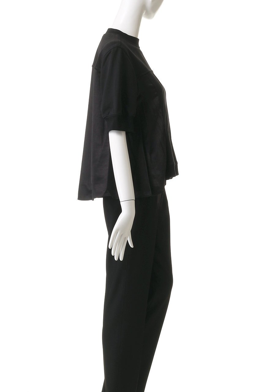 【スリーワン フィリップリム/3.1 Phillip Lim】のSATIN コンビ パフスリーブ フラウンス トップス 人気、トレンドファッション・服の通販 founy(ファニー) ファッション Fashion レディースファッション Fashion for Women トップス・カットソー Cut & Sew Tops シャツ・ブラウス・オフィスカジュアル Elegant Blouses & Button-Ups ロングTシャツ・Tシャツ Longline T-Shirts & Tees カットソー・ベーシックTシャツ Cut-and-Sewn Tops / Stretch Tees & Basics コンビ Combo, Combination Style サテン Satin, Glossy Fabric ショート Short, Short Length スリーブ Sleeve, Long Sleeve / Short Sleeve フェミニン Feminine, Girly フォルム Silhouette, Form other-3|ID: prp329100004609935 ipo3291000000035814978