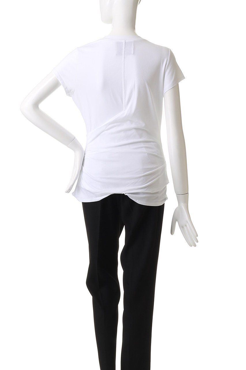 【スリーワン フィリップリム/3.1 Phillip Lim】のDRAPED ショートスリーブTシャツ 人気、トレンドファッション・服の通販 founy(ファニー) 　ファッション　Fashion　レディースファッション　Fashion for Women　トップス・カットソー　Cut & Sew Tops　シャツ・ブラウス・オフィスカジュアル　Elegant Blouses & Button-Ups　ロングTシャツ・Tシャツ　Longline T-Shirts & Tees　カットソー・ベーシックTシャツ　Cut-and-Sewn Tops / Stretch Tees & Basics　2025年　2025　2025-2026秋冬・A/W　Autumn/Winter 2025–26 AW25–26　ショート　Short, Short Length　シンプル　Simple, Minimal　スリーブ　Sleeve, Long Sleeve / Short Sleeve　ドレープ　Drape, Draping Fabric　ベーシック　Basic, Essential　A/W・秋冬　Autumn/Winter　other-4|ID: prp329100004609936 ipo3291000000032977079
