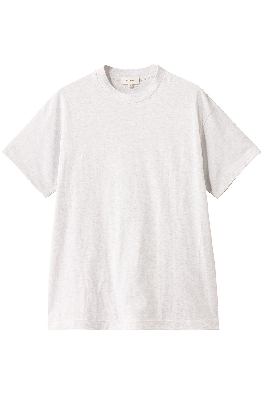 【ブラミンク/BLAMINK】の【BLMK】クルーネックショートスリーブ(LIGHT GRAY) インテリア・キッズ・メンズ・レディースファッション・服の通販 founy(ファニー) 　ファッション　Fashion　レディースファッション　Fashion for Women　トップス・カットソー　Cut & Sew Tops　シャツ・ブラウス・オフィスカジュアル　Elegant Blouses & Button-Ups　ロングTシャツ・Tシャツ　Longline T-Shirts & Tees　カットソー・ベーシックTシャツ　Cut-and-Sewn Tops / Stretch Tees & Basics　おすすめ　Recommended / Our Picks　ショート　Short, Short Length　シンプル　Simple, Minimal　スリーブ　Sleeve, Long Sleeve / Short Sleeve　ベーシック　Basic, Essential　定番　Standard, Basic Item　無地　Plain, Solid Color　ライトグレー|ID: prp329100004609937 ipo3291000000035476625