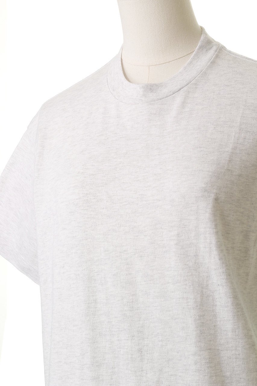 【ブラミンク/BLAMINK】の【BLMK】クルーネックショートスリーブ(LIGHT GRAY) 人気、トレンドファッション・服の通販 founy(ファニー) 　ファッション　Fashion　レディースファッション　Fashion for Women　トップス・カットソー　Cut & Sew Tops　シャツ・ブラウス・オフィスカジュアル　Elegant Blouses & Button-Ups　ロングTシャツ・Tシャツ　Longline T-Shirts & Tees　カットソー・ベーシックTシャツ　Cut-and-Sewn Tops / Stretch Tees & Basics　おすすめ　Recommended / Our Picks　ショート　Short, Short Length　シンプル　Simple, Minimal　スリーブ　Sleeve, Long Sleeve / Short Sleeve　ベーシック　Basic, Essential　定番　Standard, Basic Item　無地　Plain, Solid Color　other-5|ID: prp329100004609937 ipo3291000000035476634