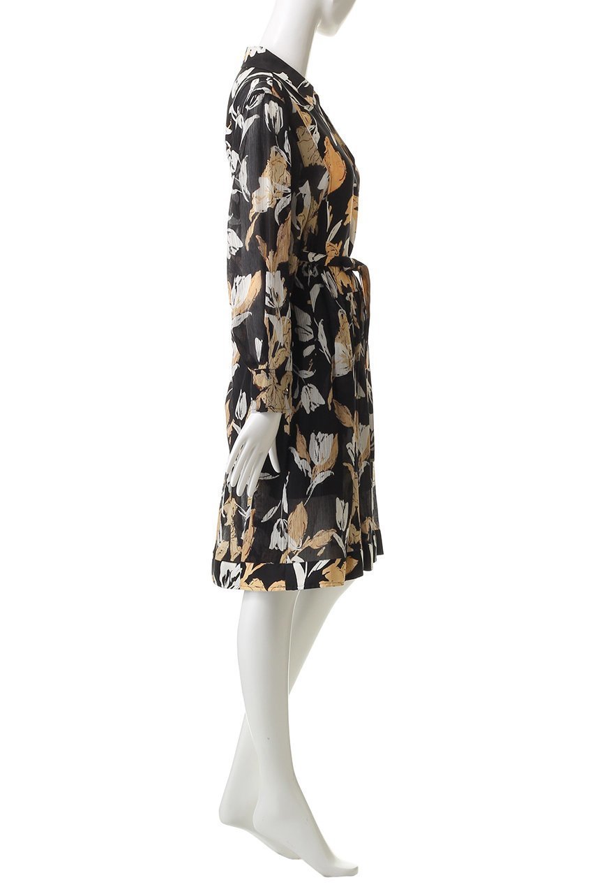 【スリーワン フィリップリム/3.1 Phillip Lim】のJOYFUL TULIPS ロングスリーブ シャツドレス(ウエストタイ付) 人気、トレンドファッション・服の通販 founy(ファニー) 　ファッション　Fashion　レディースファッション　Fashion for Women　ワンピース　Dresses　フォーマル・パーティードレス・結婚式用ドレス　Elegant & Casual Dresses　チュニック　Tunic Tops & Dresses　2025年　2025　2025-2026秋冬・A/W　Autumn/Winter 2025–26 AW25–26　おすすめ　Recommended / Our Picks　シフォン　Chiffon, Lightweight Fabric　シルク　Silk, 100% Silk　スリーブ　Sleeve, Long Sleeve / Short Sleeve　チュニック　Tunic, Long Top　チューリップ　Tube, Tube Top　テクスチャー　Texture, Textured Fabric　ドレス　Dress, One-Piece　フェミニン　Feminine, Girly　プリント　Print, Printed Pattern　リゾート　Resort, Vacation Style　ロング　Long, Long-Length　A/W・秋冬　Autumn/Winter　other-3|ID: prp329100004609939 ipo3291000000032977107
