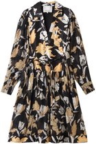 【スリーワン フィリップリム/3.1 Phillip Lim】のJOYFUL TULIPS ロングスリーブ シャツドレス(ウエストタイ付) ミッドナイトマルチ|ID:prp329100004609939