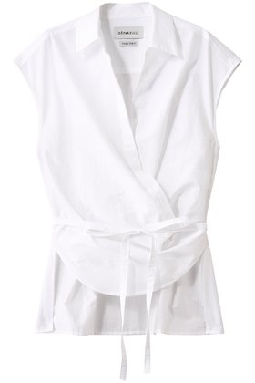 【デパリエ/DEPAREILLE】 コットンナイロンカシュクールブラウス人気、トレンドファッション・服の通販 founy(ファニー) ファッション Fashion レディースファッション Fashion for Women トップス・カットソー Cut & Sew Tops シャツ・ブラウス・オフィスカジュアル Elegant Blouses & Button-Ups 2025年 2025 2025-2026秋冬・A/W Autumn/Winter 2025–26 AW25–26 カシュクール Wrap Design ショート Short, Short Length スリーブ Sleeve, Long Sleeve / Short Sleeve ワッシャー Washer, Crinkled Finish A/W・秋冬 Autumn/Winter |ID:prp329100004609942