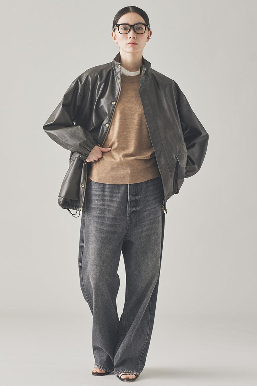 【カレンソロジー/Curensology】のヴィンテージフェイクレザーコート 人気、トレンドファッション・服の通販 founy(ファニー) 　ファッション　Fashion　レディースファッション　Fashion for Women　アウター　Coat / Outerwear Collection　コート・ロングコート・ピーコート　Long Coats, Peacoats & More　クール　Cool, Chic　ショート　Short, Short Length　フェイクレザー　Faux Leather, PU Leather　ブルゾン　Blouson, Bomber Jacket　ヴィンテージ　Vintage Style　防寒　Cold Protection, Winter-Ready　other-4|ID: prp329100004609944 ipo3291000000035946422