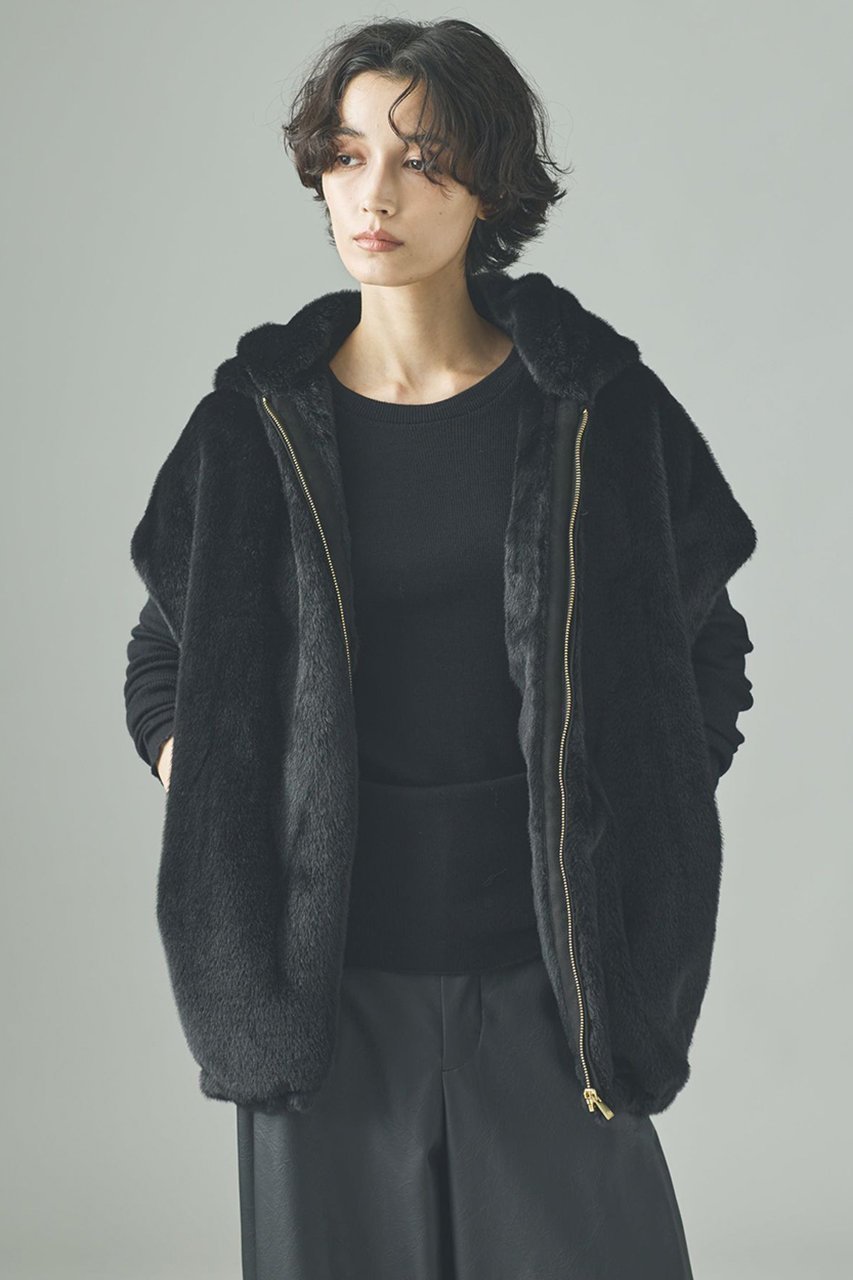 【カレンソロジー/Curensology】のファーフーディーベスト 人気、トレンドファッション・服の通販 founy(ファニー) ファッション Fashion レディースファッション Fashion for Women アウター Coat / Outerwear Collection レディースジャケット・軽アウター Jackets おすすめ Recommended / Our Picks ジャケット Jacket, Outerwear フェイクファー Faux Fur, Imitation Fur ベスト Vest, Waistcoat ポケット Pocket, Pocket Detail リアル Real, Realistic other-2|ID: prp329100004609945 ipo3291000000035404821