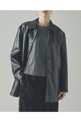 【カレンソロジー/Curensology】 ヴィンテージフェイクレザーカバーオール人気、トレンドファッション・服の通販 founy(ファニー) ファッション Fashion レディースファッション Fashion for Women アウター Coat / Outerwear Collection レディースジャケット・軽アウター Jackets イタリア Italy クラシック Classic, Timeless Style コーティング Coating, Coated Finish シンプル Simple, Minimal ジャケット Jacket, Outerwear リアル Real, Realistic ワッシャー Washer, Crinkled Finish 新作・新入荷 New Arrivals / New In |ID:prp329100004609946