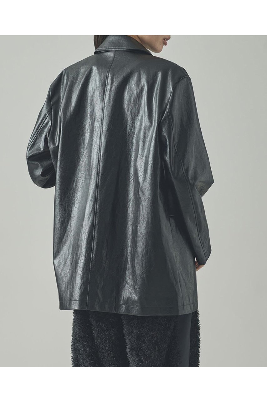【カレンソロジー/Curensology】のヴィンテージフェイクレザーカバーオール 人気、トレンドファッション・服の通販 founy(ファニー) 　ファッション　Fashion　レディースファッション　Fashion for Women　アウター　Coat / Outerwear Collection　レディースジャケット・軽アウター　Jackets　イタリア　Italy　クラシック　Classic, Timeless Style　コーティング　Coating, Coated Finish　シンプル　Simple, Minimal　ジャケット　Jacket, Outerwear　リアル　Real, Realistic　ワッシャー　Washer, Crinkled Finish　新作・新入荷　New Arrivals / New In　other-4|ID: prp329100004609946 ipo3291000000032977179