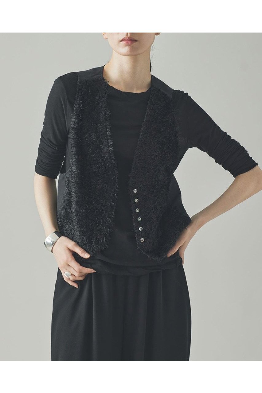 【カレンソロジー/Curensology】のフリンジベスト 人気、トレンドファッション・服の通販 founy(ファニー) 　ファッション　Fashion　レディースファッション　Fashion for Women　アウター　Coat / Outerwear Collection　レディースジャケット・軽アウター　Jackets　インナー　Innerwear　ジャケット　Jacket, Outerwear　フリンジ　Fringe, Tassel　フロント　Front, Front Design　ベスト　Vest, Waistcoat　ランダム　Random, Irregular　新作・新入荷　New Arrivals / New In　秋　Autumn　other-2|ID: prp329100004609947 ipo3291000000032977187