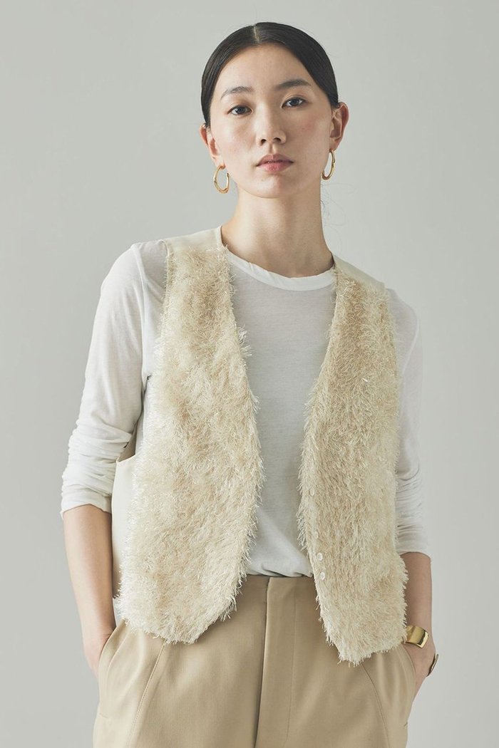 【カレンソロジー/Curensology】のフリンジベスト インテリア・キッズ・メンズ・レディースファッション・服の通販 founy(ファニー) https://founy.com/ ファッション Fashion レディースファッション Fashion for Women アウター Coat / Outerwear Collection レディースジャケット・軽アウター Jackets インナー Innerwear ジャケット Jacket, Outerwear フリンジ Fringe, Tassel フロント Front, Front Design ベスト Vest, Waistcoat ランダム Random, Irregular 秋 Autumn |ID: prp329100004609947 ipo3291000000036202648