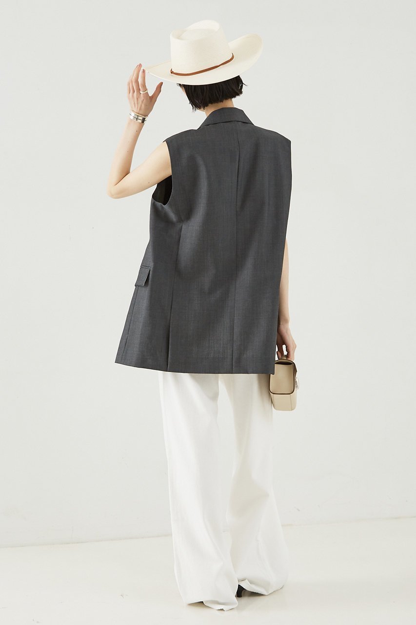【ザ ストア バイ シー/THE STORE by C】のオーバーサイジングベスト 人気、トレンドファッション・服の通販 founy(ファニー) 　ファッション　Fashion　レディースファッション　Fashion for Women　アウター　Coat / Outerwear Collection　レディースジャケット・軽アウター　Jackets　おすすめ　Recommended / Our Picks　ジャケット　Jacket, Outerwear　ストレッチ　Stretch, Stretchy Fabric　セットアップ　Set-Up, Coordinated Outfit　タンク　Tank Top, Sleeveless Top　ハーフ　Half, Half-Length　ベスト　Vest, Waistcoat　再入荷　Restock / Back in Stock　other-3|ID: prp329100004609948 ipo3291000000032977196