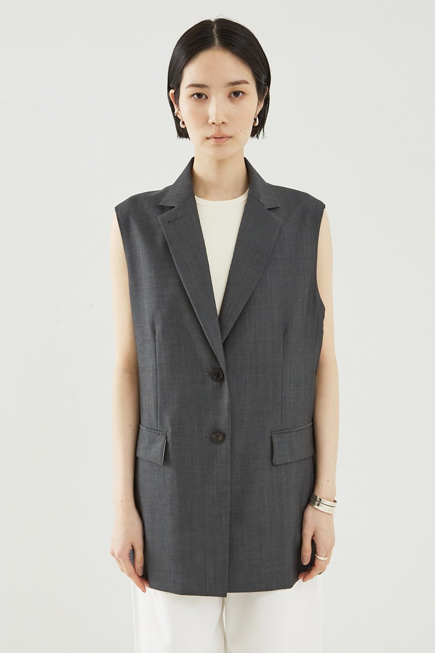 【ザ ストア バイ シー/THE STORE by C】のオーバーサイジングベスト 人気、トレンドファッション・服の通販 founy(ファニー) 　ファッション　Fashion　レディースファッション　Fashion for Women　アウター　Coat / Outerwear Collection　レディースジャケット・軽アウター　Jackets　おすすめ　Recommended / Our Picks　ジャケット　Jacket, Outerwear　ストレッチ　Stretch, Stretchy Fabric　セットアップ　Set-Up, Coordinated Outfit　タンク　Tank Top, Sleeveless Top　ハーフ　Half, Half-Length　ベスト　Vest, Waistcoat　再入荷　Restock / Back in Stock　other-4|ID: prp329100004609948 ipo3291000000032977197