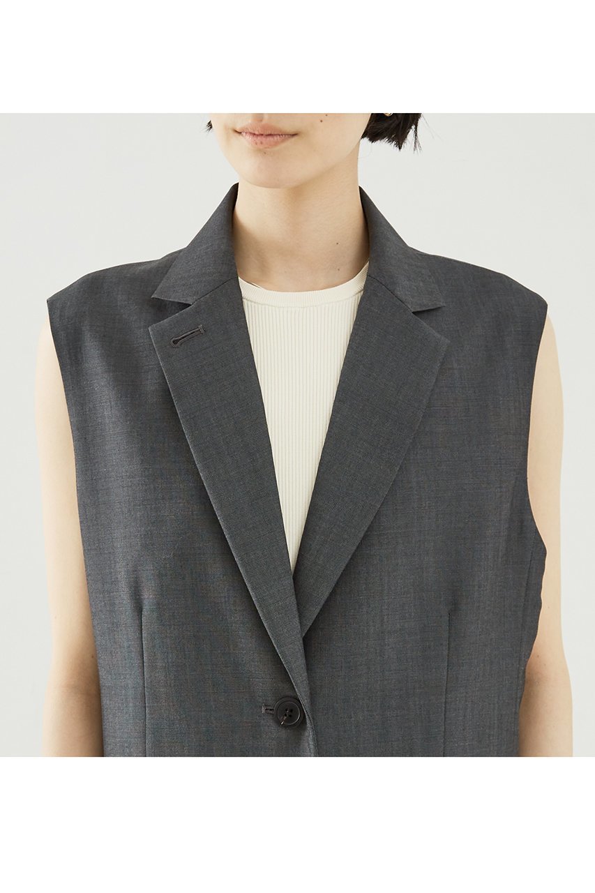 【ザ ストア バイ シー/THE STORE by C】のオーバーサイジングベスト 人気、トレンドファッション・服の通販 founy(ファニー) 　ファッション　Fashion　レディースファッション　Fashion for Women　アウター　Coat / Outerwear Collection　レディースジャケット・軽アウター　Jackets　おすすめ　Recommended / Our Picks　ジャケット　Jacket, Outerwear　ストレッチ　Stretch, Stretchy Fabric　セットアップ　Set-Up, Coordinated Outfit　タンク　Tank Top, Sleeveless Top　ハーフ　Half, Half-Length　ベスト　Vest, Waistcoat　再入荷　Restock / Back in Stock　other-7|ID: prp329100004609948 ipo3291000000032977200