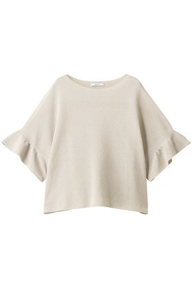 【アナイ/ANAYI】 和紙ガーターフリル袖プルオーバー人気、トレンドファッション・服の通販 founy(ファニー) ファッション Fashion レディースファッション Fashion for Women トップス・カットソー Cut & Sew Tops ニット Knit Tops & Sweaters カジュアルプルオーバー・ニットトップス Pullovers & Knit Tops / Casual Pullovers ボリューム袖・フリルスリーブブラウス Voluminous & Ruffle Sleeves / Puffy Sleeve Tops 2025年 2025 2025-2026秋冬・A/W Autumn/Winter 2025–26 AW25–26 ギャザー Gathered, Ruffled フリル Frill, Ruffle ワイド Wide, Wide Fit A/W・秋冬 Autumn/Winter |ID:prp329100004609951