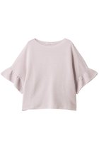 【アナイ/ANAYI】の和紙ガーターフリル袖プルオーバー パープル|ID: prp329100004609951 ipo3291000000032977225