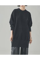 【カレンソロジー/Curensology】のニットベロアチュニック ブラック|ID: prp329100004609953 ipo3291000000032977241