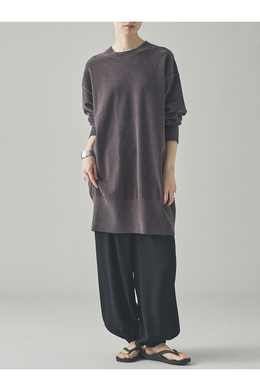 【カレンソロジー/Curensology】のニットベロアチュニック 人気、トレンドファッション・服の通販 founy(ファニー) 　ファッション　Fashion　レディースファッション　Fashion for Women　トップス・カットソー　Cut & Sew Tops　ニット　Knit Tops & Sweaters　カジュアルプルオーバー・ニットトップス　Pullovers & Knit Tops / Casual Pullovers　ベロアトップス　Velour Tops / Velvet-Look Items　おすすめ　Recommended / Our Picks　なめらか　Smooth, Silky Texture　ショート　Short, Short Length　ストレッチ　Stretch, Stretchy Fabric　チュニック　Tunic, Long Top　ベロア　Velour, Soft Velvet　リラックス　Relax, Relaxed Fit　ロング　Long, Long-Length　エレガント 上品　Elegant　新作・新入荷　New Arrivals / New In　other-5|ID: prp329100004609953 ipo3291000000032977246