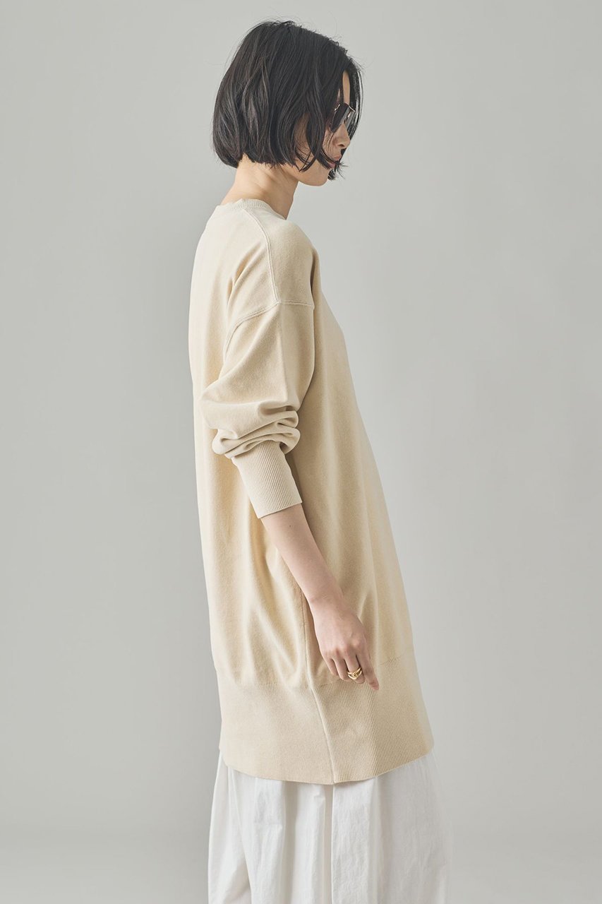 【カレンソロジー/Curensology】のニットベロアチュニック 人気、トレンドファッション・服の通販 founy(ファニー) 　ファッション　Fashion　レディースファッション　Fashion for Women　トップス・カットソー　Cut & Sew Tops　ニット　Knit Tops & Sweaters　カジュアルプルオーバー・ニットトップス　Pullovers & Knit Tops / Casual Pullovers　ベロアトップス　Velour Tops / Velvet-Look Items　おすすめ　Recommended / Our Picks　なめらか　Smooth, Silky Texture　ショート　Short, Short Length　ストレッチ　Stretch, Stretchy Fabric　チュニック　Tunic, Long Top　ベロア　Velour, Soft Velvet　リラックス　Relax, Relaxed Fit　ロング　Long, Long-Length　エレガント 上品　Elegant　other-4|ID: prp329100004609953 ipo3291000000036055150