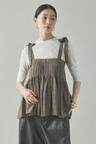 【カレンソロジー/Curensology】のウールリネンキャミニット ベージュ|ID: prp329100004609954 ipo3291000000036202678