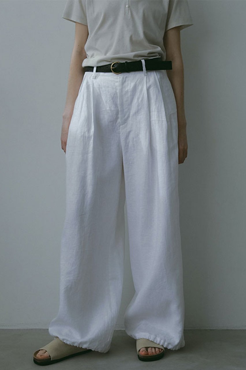 【エトレトウキョウ/ETRE TOKYO】のドロストヘムリネンワイドパンツ 人気、トレンドファッション・服の通販 founy(ファニー) 　ファッション　Fashion　レディースファッション　Fashion for Women　パンツ　Pants & Trousers　おすすめ　Recommended / Our Picks　シューズ　Shoes, Footwear　シンプル　Simple, Minimal　スピンドル　Spindle, Drawcord　フロント　Front, Front Design　リネン　Linen, Linen Fabric　ワイド　Wide, Wide Fit　新作・新入荷　New Arrivals / New In　 other-1|ID: prp329100004609959 ipo3291000000032977296