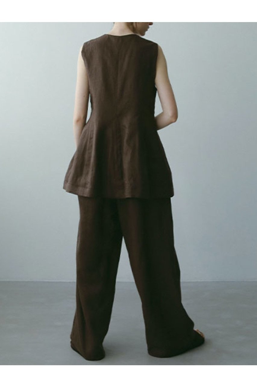 【エトレトウキョウ/ETRE TOKYO】のドロストヘムリネンワイドパンツ 人気、トレンドファッション・服の通販 founy(ファニー) 　ファッション　Fashion　レディースファッション　Fashion for Women　パンツ　Pants & Trousers　おすすめ　Recommended / Our Picks　シューズ　Shoes, Footwear　シンプル　Simple, Minimal　スピンドル　Spindle, Drawcord　フロント　Front, Front Design　リネン　Linen, Linen Fabric　ワイド　Wide, Wide Fit　新作・新入荷　New Arrivals / New In　other-5|ID: prp329100004609959 ipo3291000000032977302